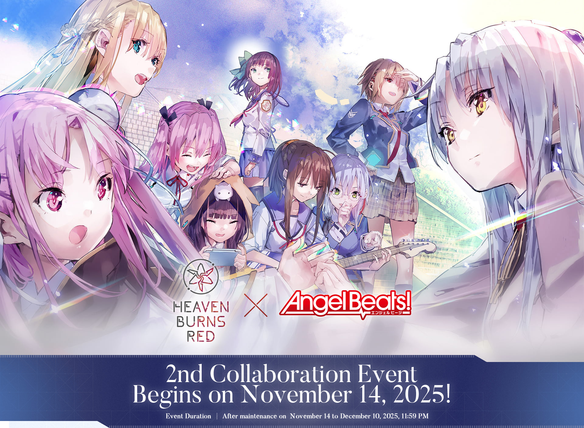Heaven Burns Red × Angel Beats! Collab Event Site
